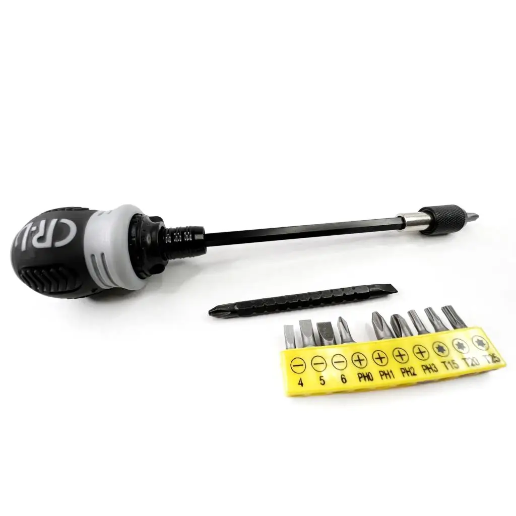

Ratchet Screwdriver Mini Magnetic Retractable Screw Disassemble Tool Portable Labor-Saving Phillips And Flat Driver