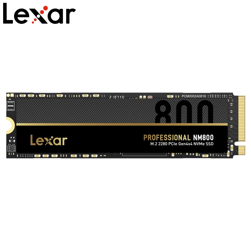 Твердотельный накопитель Lexar NM800 pcie4.0 m2 NVME 512 ГБ ТБ Внутренний твердотельный M.2 SSD