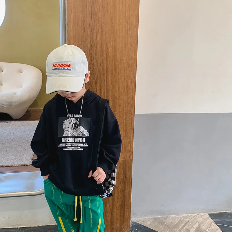 Весенний свитер для мальчиков новинка 2022 весеннее пальто детская толстовка с