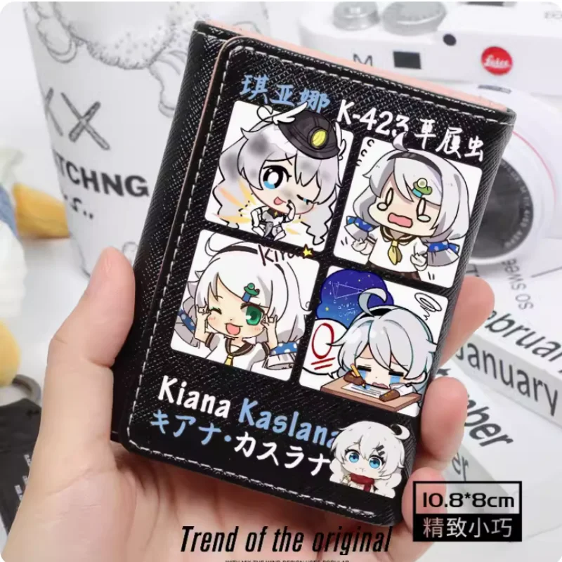 Аниме Honkai Impact 3, Киана Каслана, модный кошелек из искусственной кожи, держатель для карт, сумка для денег, подарок для косплея B404 (art.: 3920cdc2e831e) - 3920cdc2e831e
