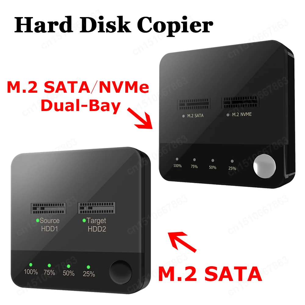 Док-станция для жесткого диска Vanpower M.2 SATA/NVMe с двойными портами