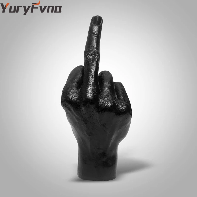 

YuryFvna, персонализированные аксессуары для украшения стола в виде среднего пальца, полимерные настольные статуэтки для гостиной