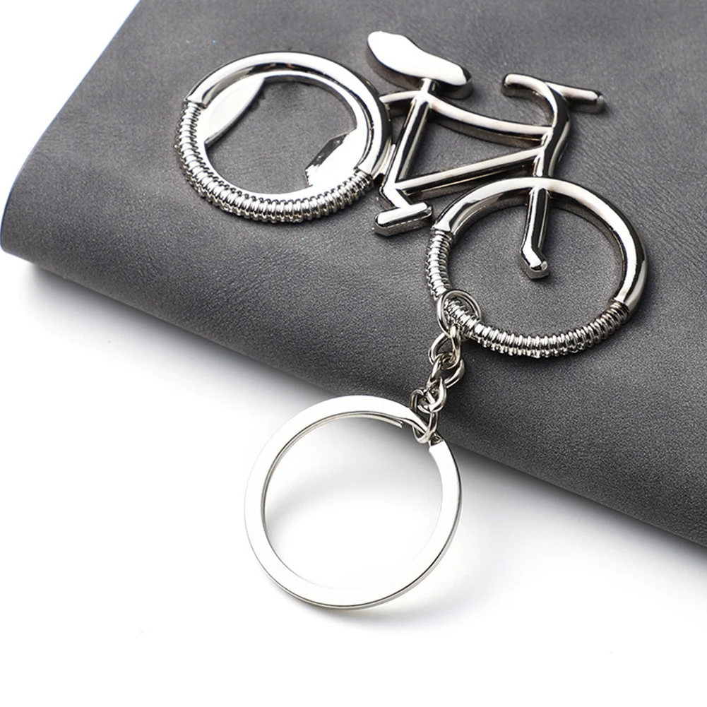 

Creative Metal Beer Bottle Opener Bike Bicycle Shape Keychain Key Rings For Lover Bottle Openers Men's Gift