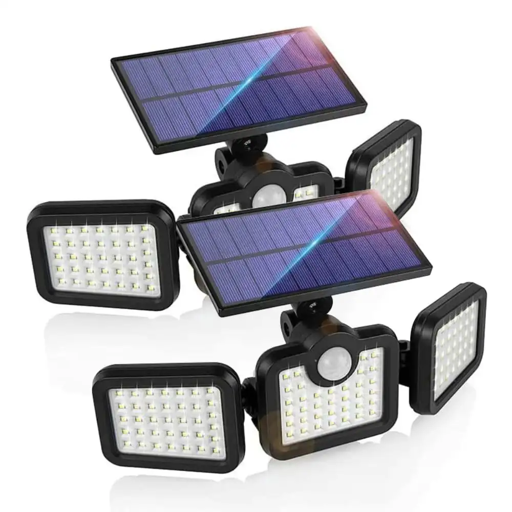 

2 Pack Bionic Floodlight Max, Solar Powered LED Light, Motion activated, High Intensity LED，Solar Lights Outdoor，LED Wireles