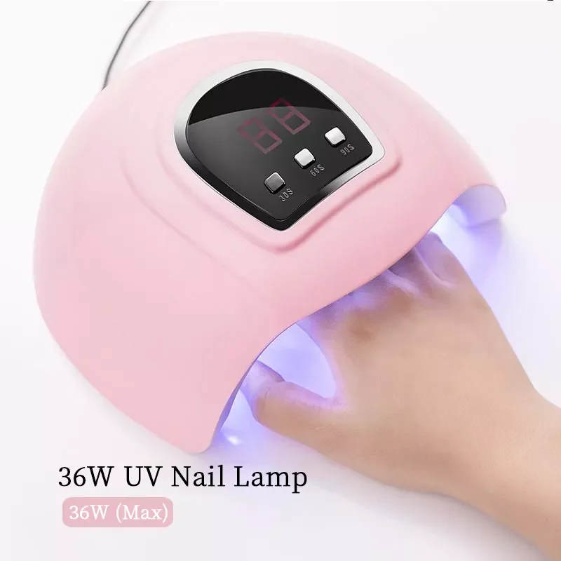 

36W UV LED Nail Lamp Nail Dryer Machine for Nail Gel Polish Set Dryer Drying Machine Nail Art Tool Kits