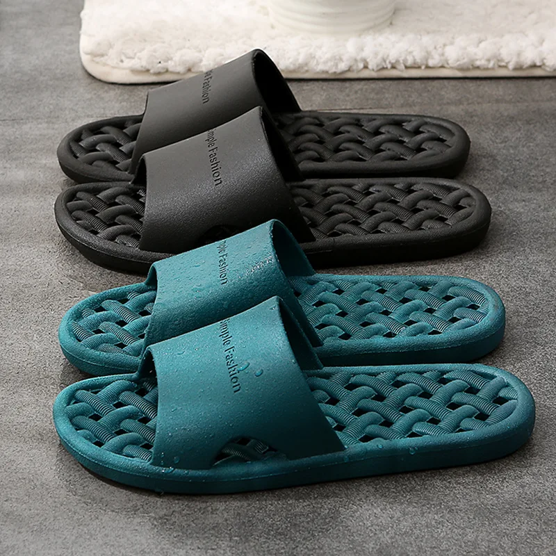 

Women Thick Platform Slippers Summer Beach Soft Sole Sandals Leisure Men Woman Indoor Bathroom Anti-slip Zapatillas Chaussons