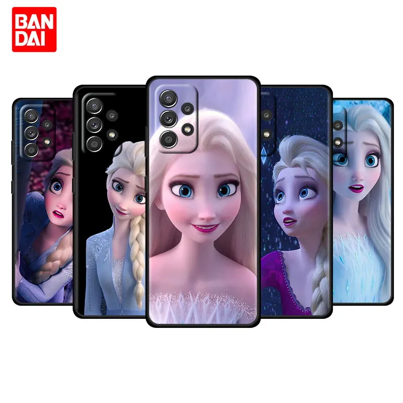 

Cover Case for Samsung Galaxy A03 A13 A31 A50 A51 A52 A70 A71 A32 Note 20 Ultra 5G Shell Bag Soft Disney Queen Elsa Frozen