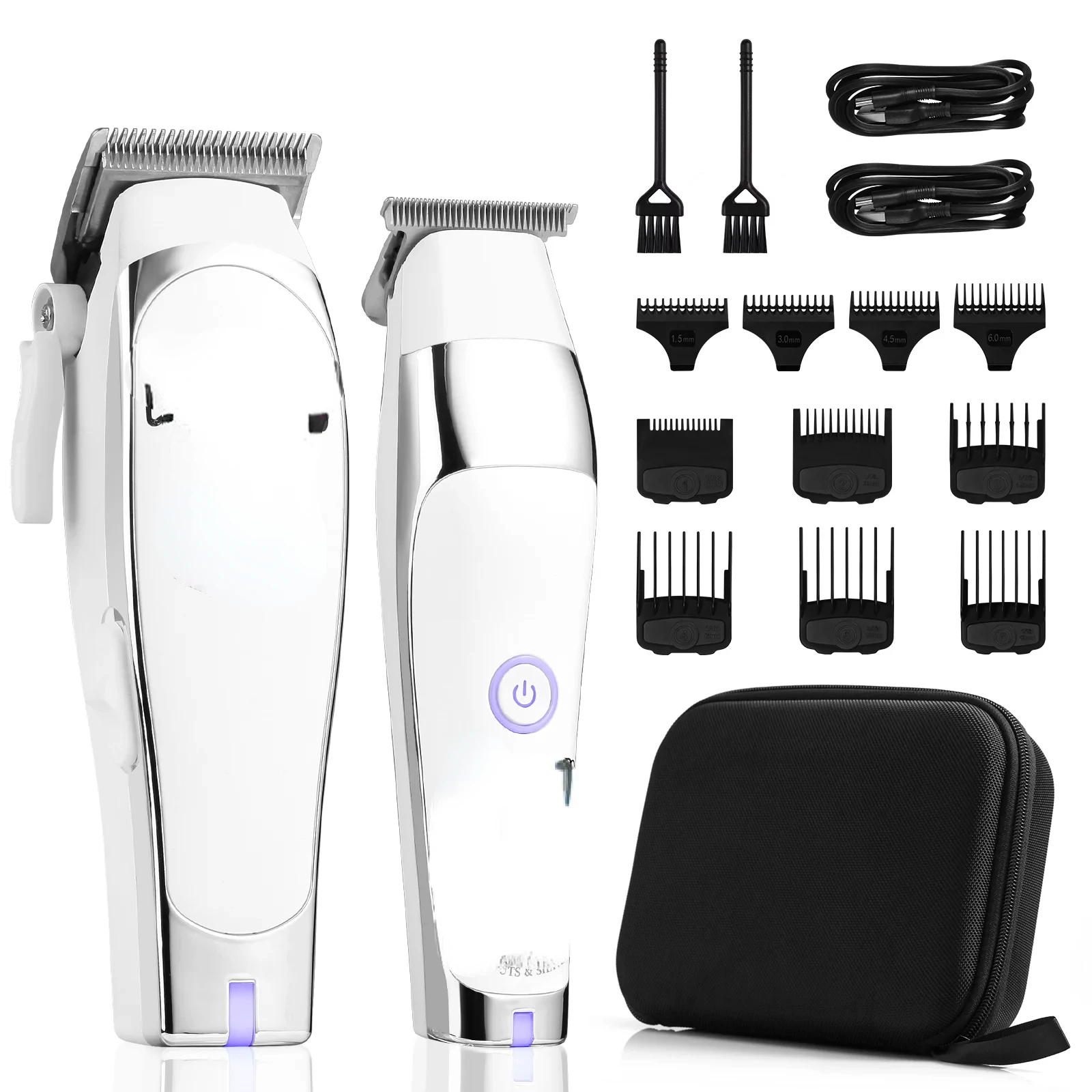 

Cordless Hair Clippers for Men Pro Li Outliners Trimmer Low Noise Hair Trimmer for Men