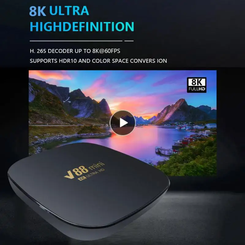 

Android 12 2.4g Wifi Set Top Box Home Theater Media Player Allwinner H3 Quad Core Mini Smart Tv Box Smart Home Black