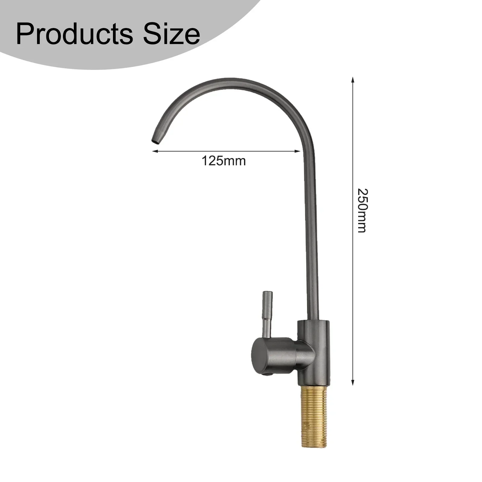 1 шт. кухонный смеситель G1/2 из нержавеющей стали смесители для кухонной мойки