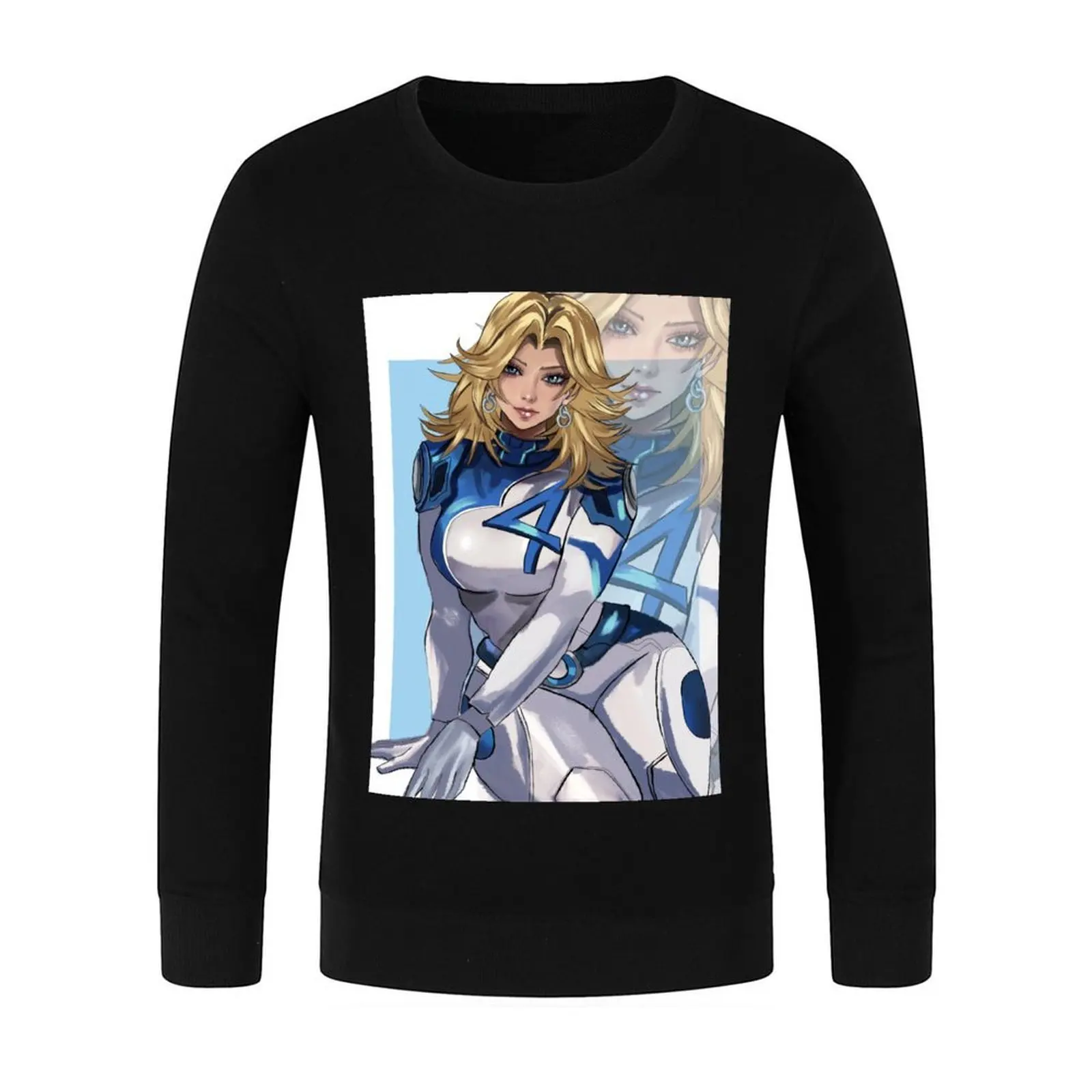 Фото The Invisible Woman-S Sue Storm пуловер спортивный костюм блузка одежда в стиле аниме мужское пальто толстовка с капюшоном для мужчин №2