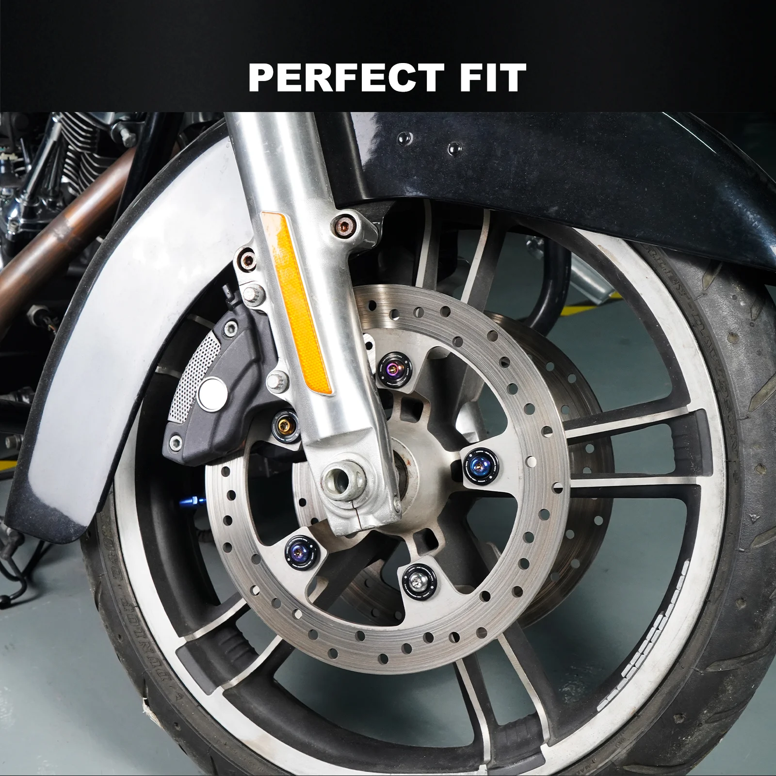 41500095 Комплект оборудования переднего тормозного ротора для Harley Street Glide Road King/Special