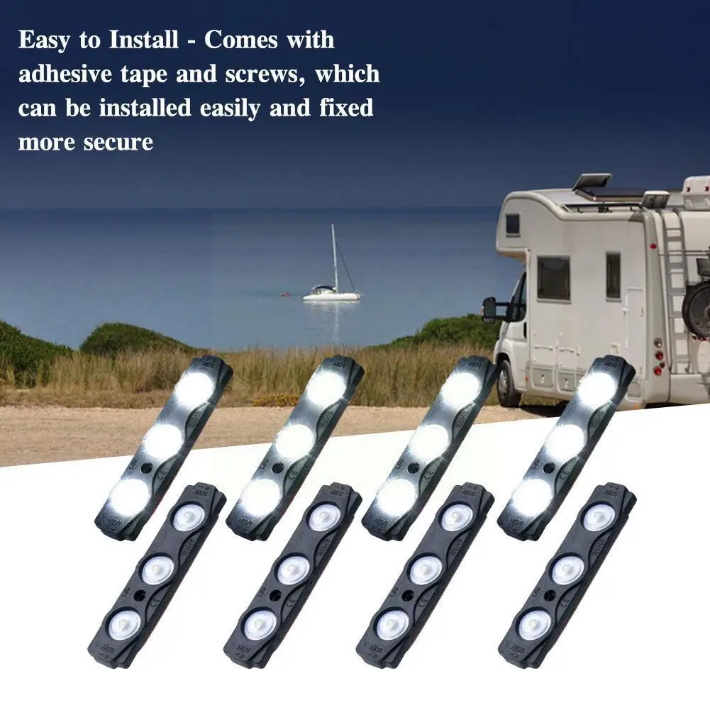 

Rv Atmosphere Light Led Pod Kit Strip Mini Designed For Car Truck Interior Trunk Cargo White Waterproof Pickup Bed Lights A2u1