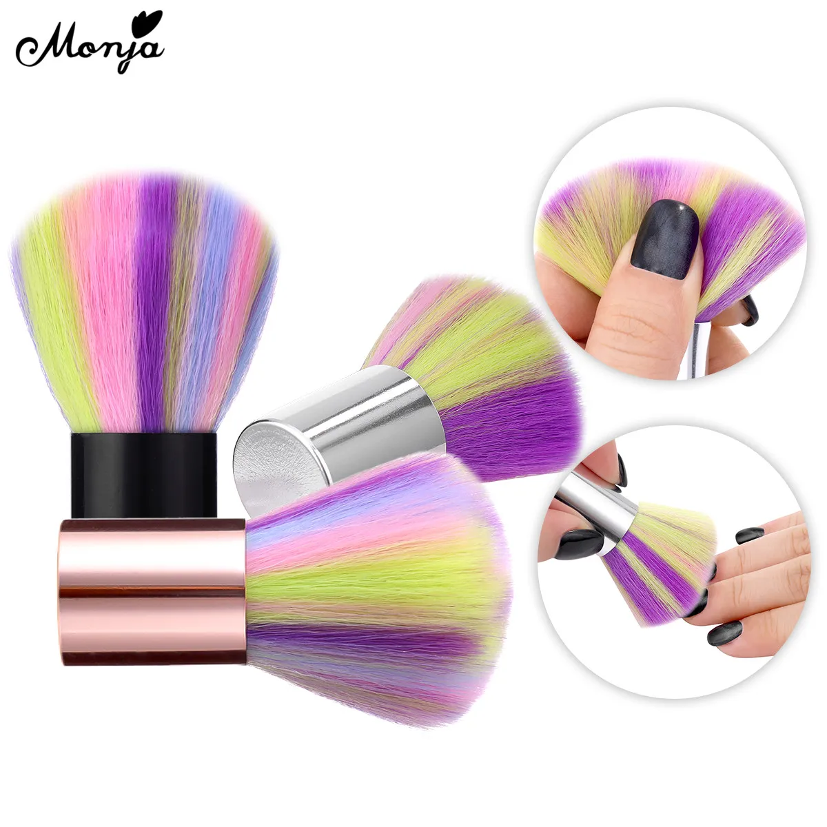 Soft Hair Dust Cleaning Brush Portable Acrylic Uv Gel Powder Sequins Removal Pen Manicure Care Tool