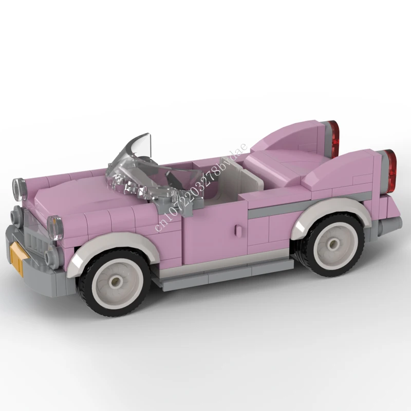 

151 шт. MOC скоростные чемпионы, розовая трансформер, модель спортивного шрама, строительные блоки, технологические кирпичи, креативная сборка, детские игрушки, подарки