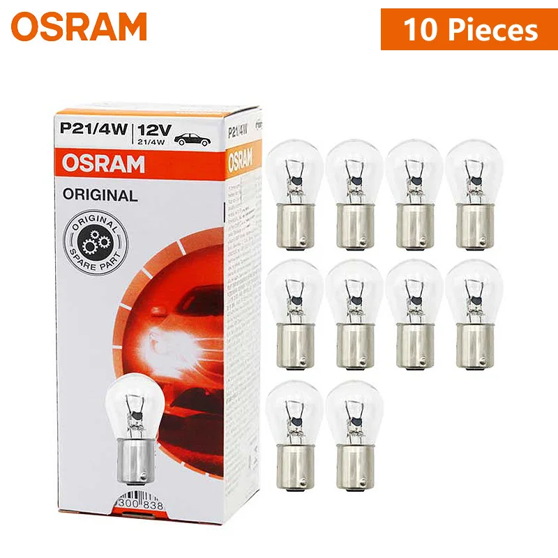 

OSRAM Original P21/4W BAZ15d Turn Signal Light Reverse Lamps Car Brake Bulbs Standard Metal Bases 12V 7225 Wholesale 10pcs