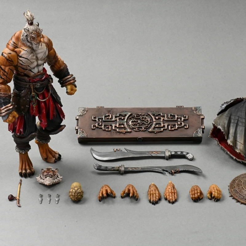 

Предварительная продажа 1/12 персонажей мультфильмов китайская оригинальная подвижная сборная кукла Тигр модель персонажа коллекционная игрушка настольное украшение