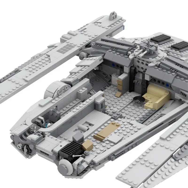 MOC Fondor Haulcraft Научная фантастика Космический корабль Модель Строительные блоки Технология Кирпичи Собранные самолеты Головоломки Игрушки Подарки для детей (art.: 3920d359046eb) - 3920d359046eb
