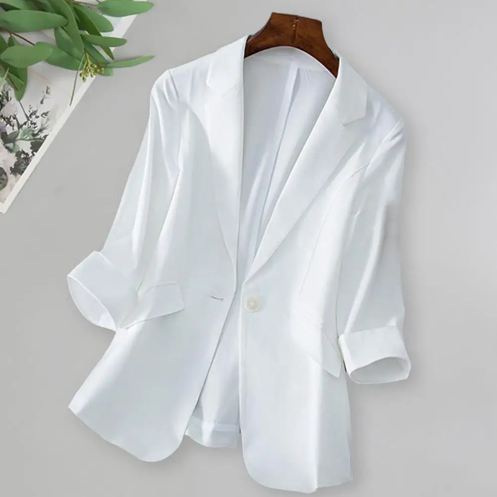 

Женский пиджак на одной пуговице, стильный удобный пиджак