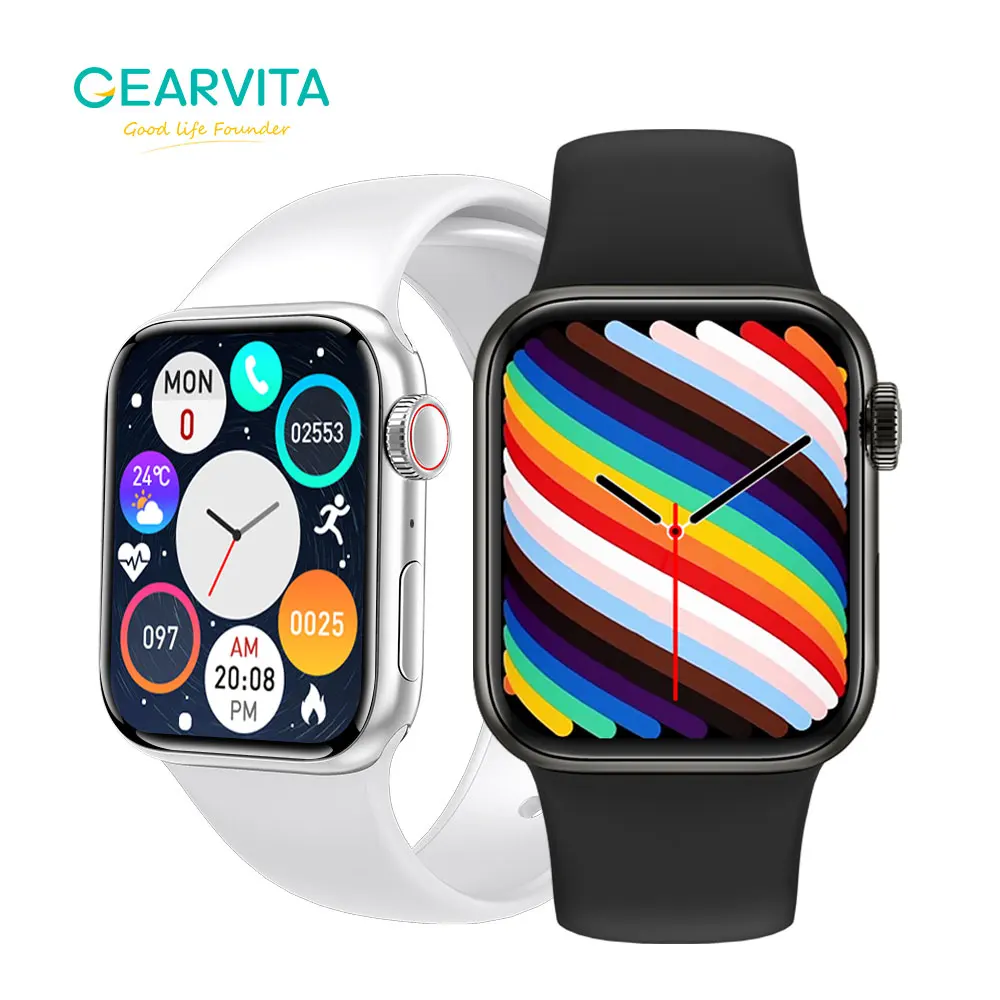 

Original S7 44mm Smart Watch BT Call Blood pressure/Oxygen DIY Watch Face Drink Water Reminder Vs IWO13 Pro W37 DT100 Smartwatch
