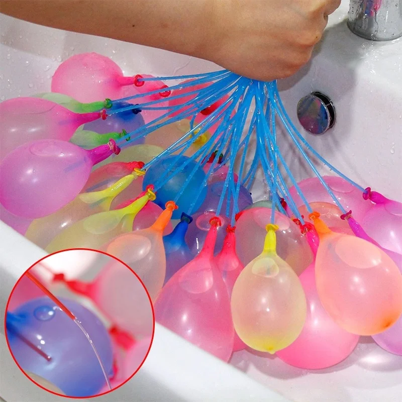 

Summer Toys 111 Water Bomb Balloons 111pcs Waterballonnen Games Party Balloons Circus Waterballon Outdoor Game Toys For Children