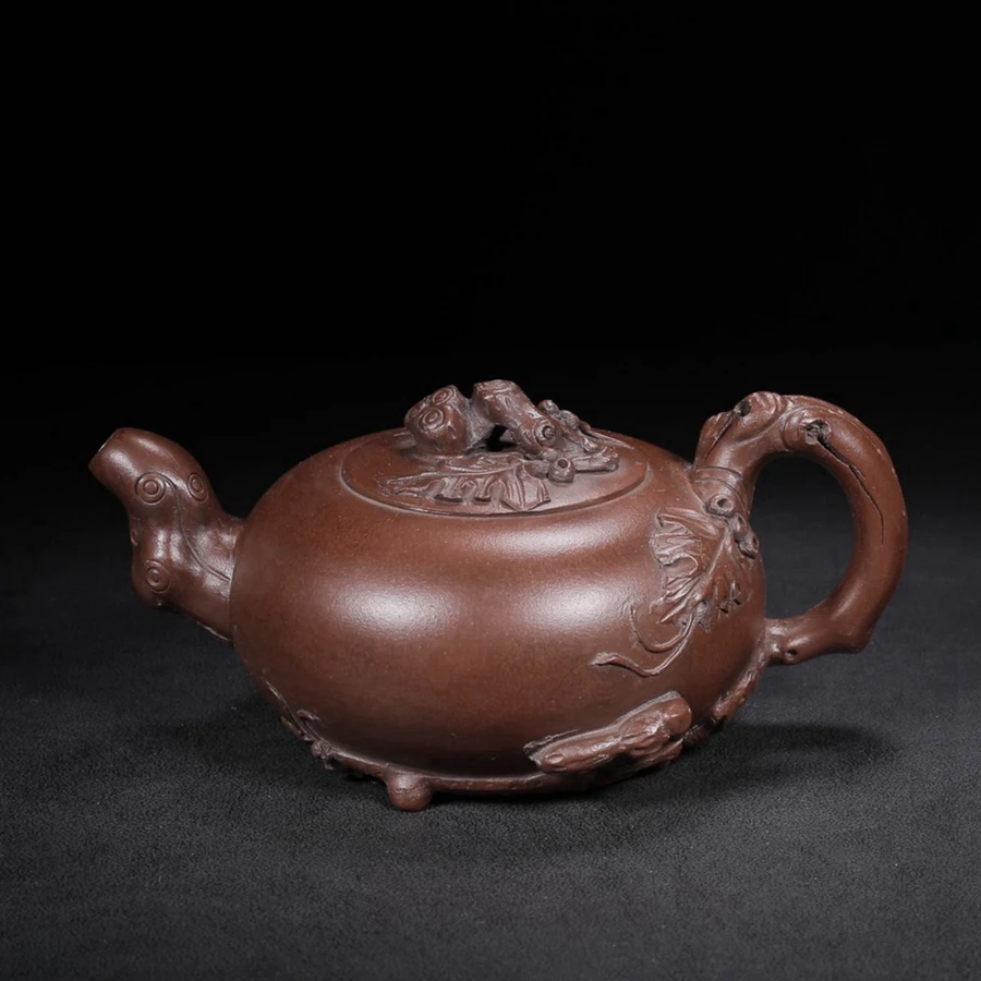

Китайский Глиняный Чайник Yixing Zisha, чайник для белки, винограда, 350 мл