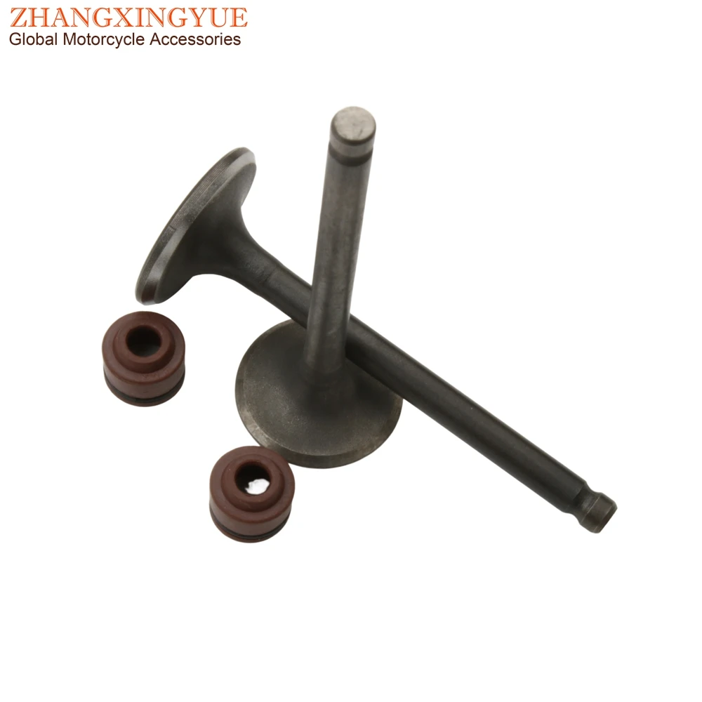 

2 шт., впускные и выхлопные клапаны для скутера SYM 125 Orbit Fiddle 1 Megalo Super Duke Symply Tonik 125cc 4-тактный