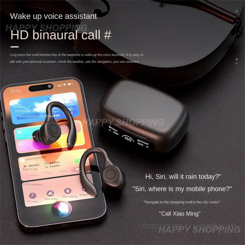 

Sports Running Earphones Comfortable Binaural Communication High Definition Call Sound Quality Ergonomic Design New Headset