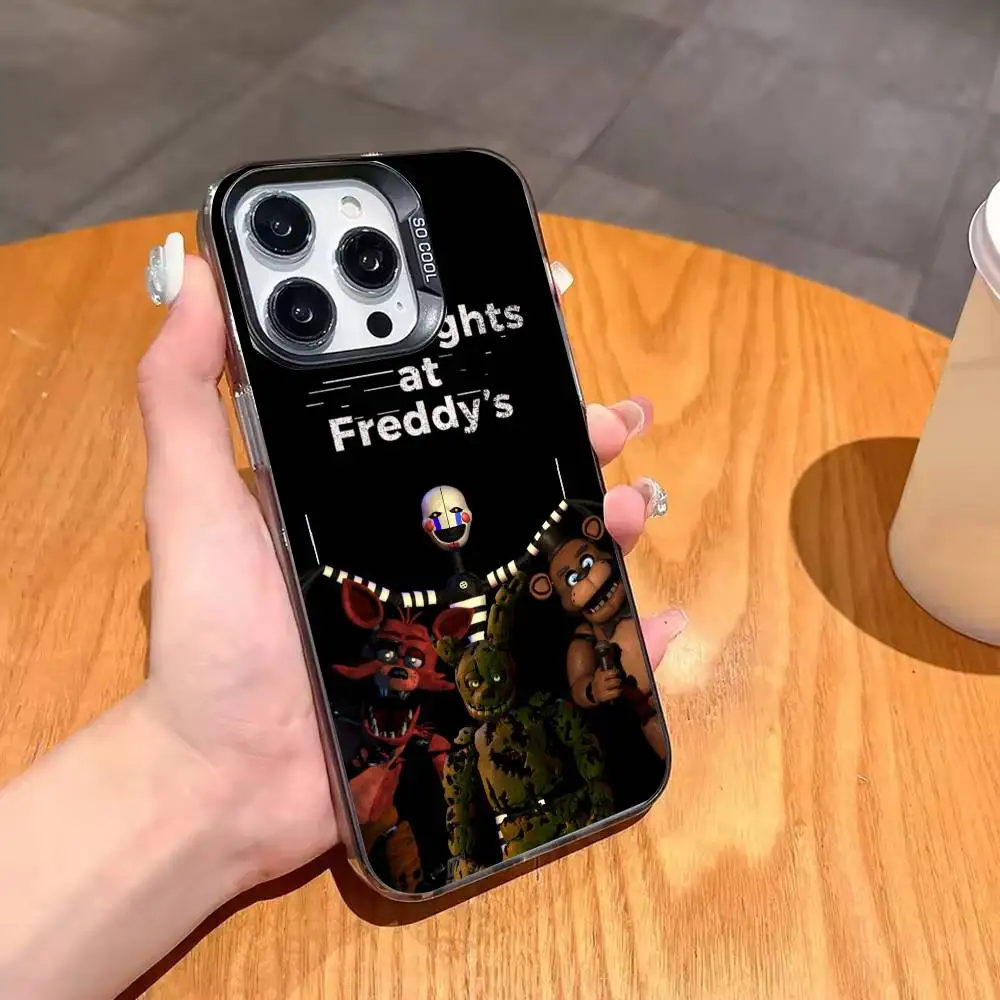 Чехол для телефона Five Nights At F-Freddys Fnaf для iPhone 17,16,15,14,13,12,11 Plus, Pro Max, XS, цветной посеребренный внутренний чехол (art.: 3920d3cebf284) - 3920d3cebf284