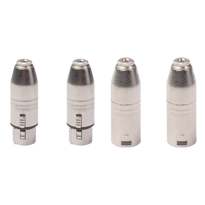 

2 шт. 3,5 мм мама к большому трехжильному сбалансированному аудиоадаптеру XLR папа, A & B