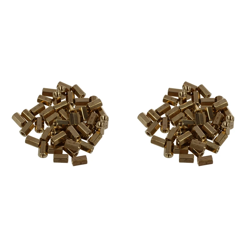 

200 Pcs Metal Hex M3 Female Screw PCB Standoff Spacers 8Mm Body