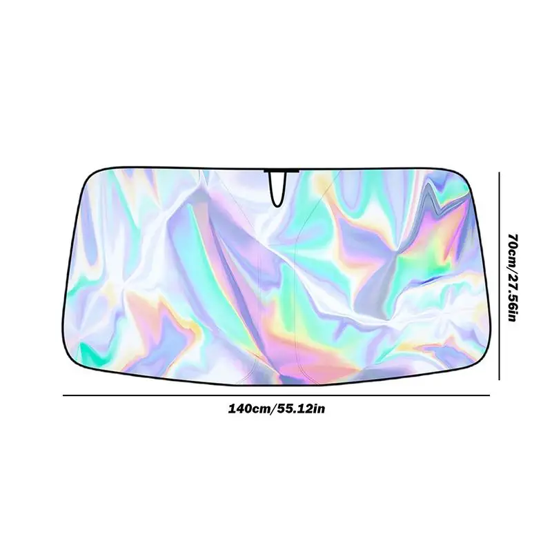 Солнцезащитный козырек на лобовое стекло автомобиля складной от солнца с