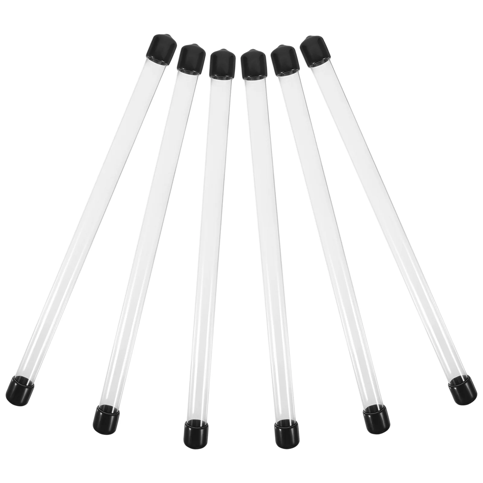 6 шт. канистра из агарового дерева жесткие трубки для хранения прозрачные круглые