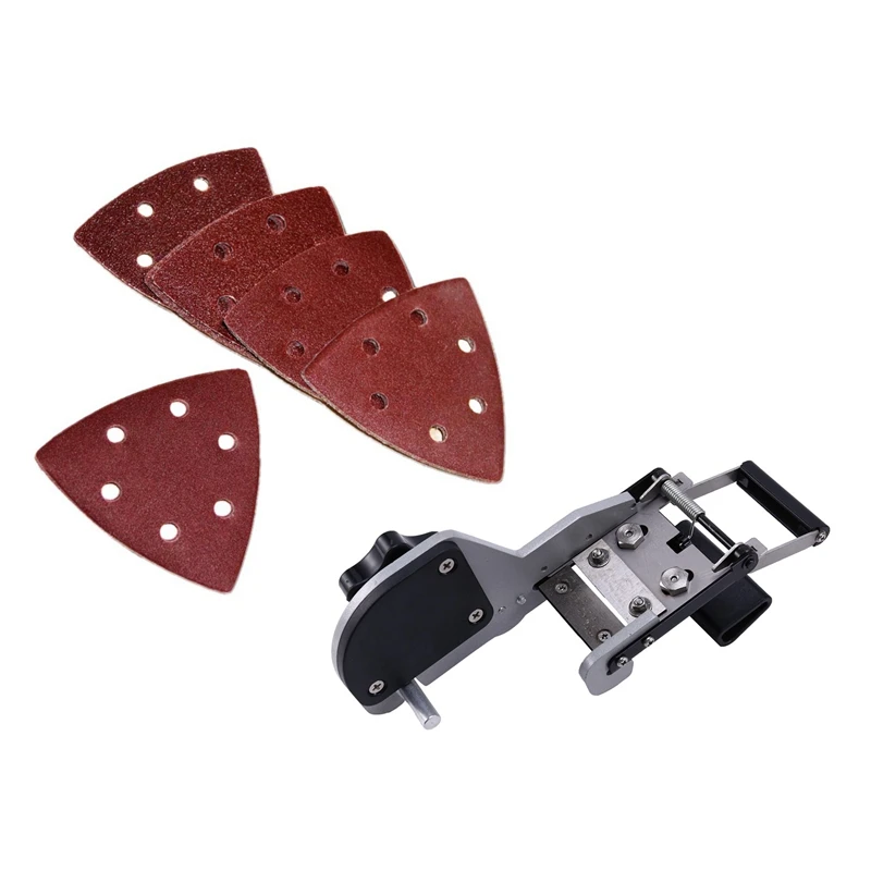 25 Pcs 93Mm Delta Sander Sandpaper &amp 1 JB32S Straight Round Manual Hand End Trimmer Cutting Machine |