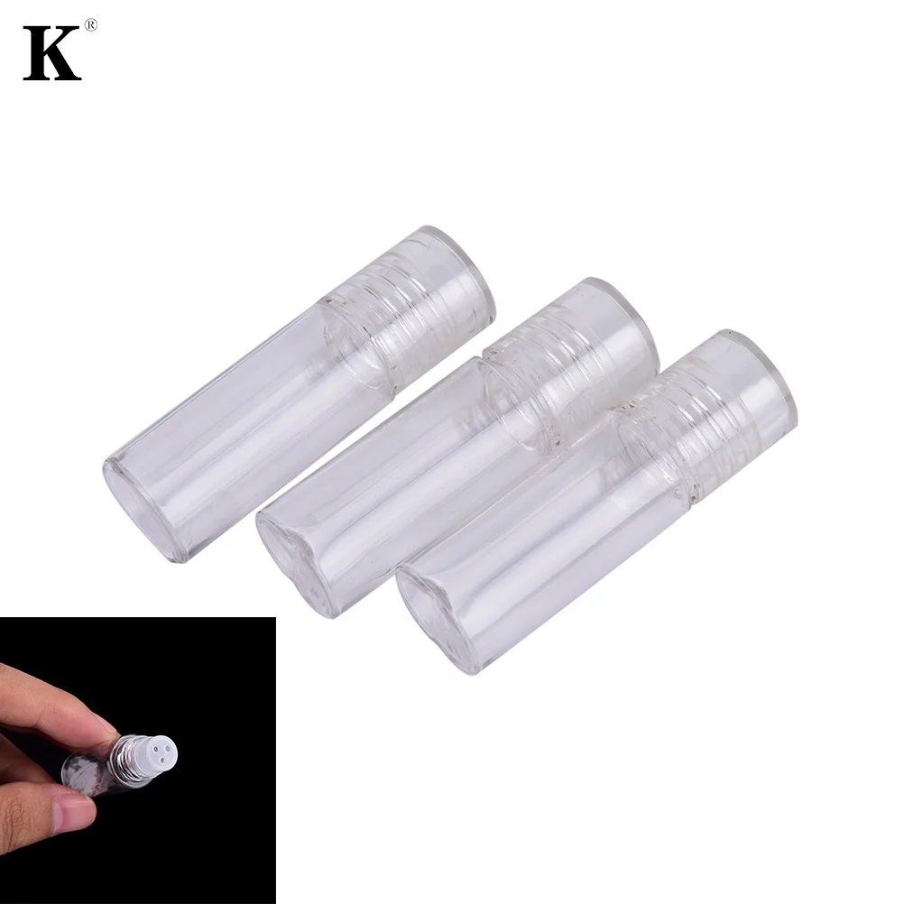 

1/2/3/5Pc 3ml Container Screw Lid Makeup Box Plastic Empty Cosmetic Sifter Loose Powder Jars