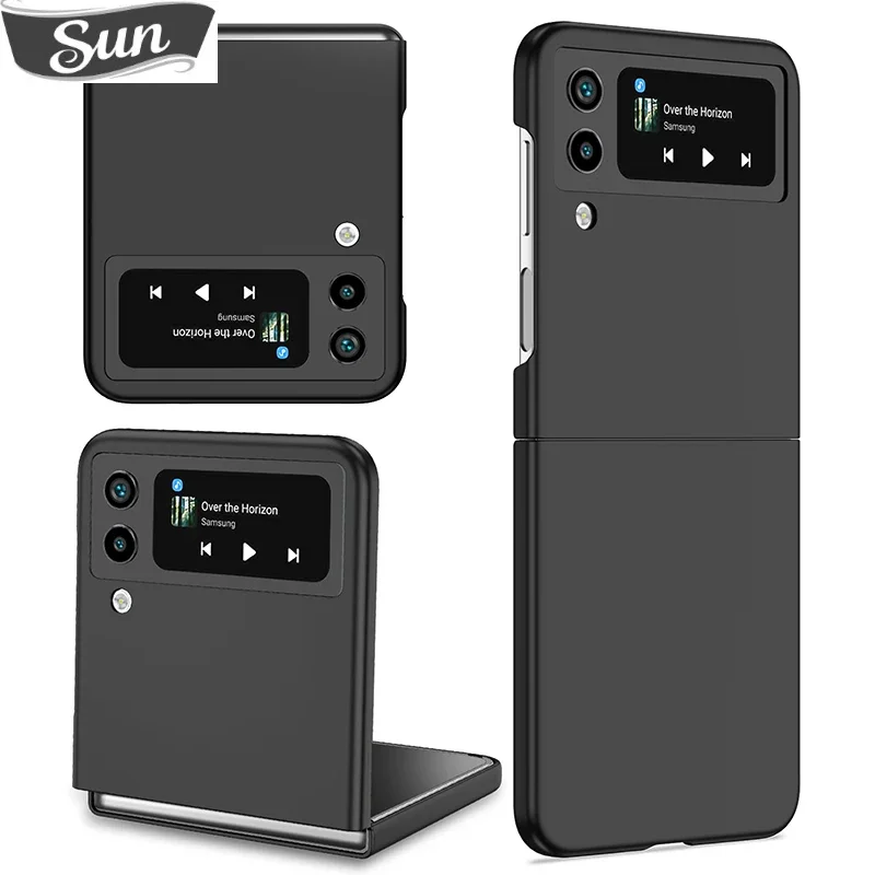 Для Samsung Z Flip 5 4 3 2 ультратонкий противоударный жесткий чехол с защитой от