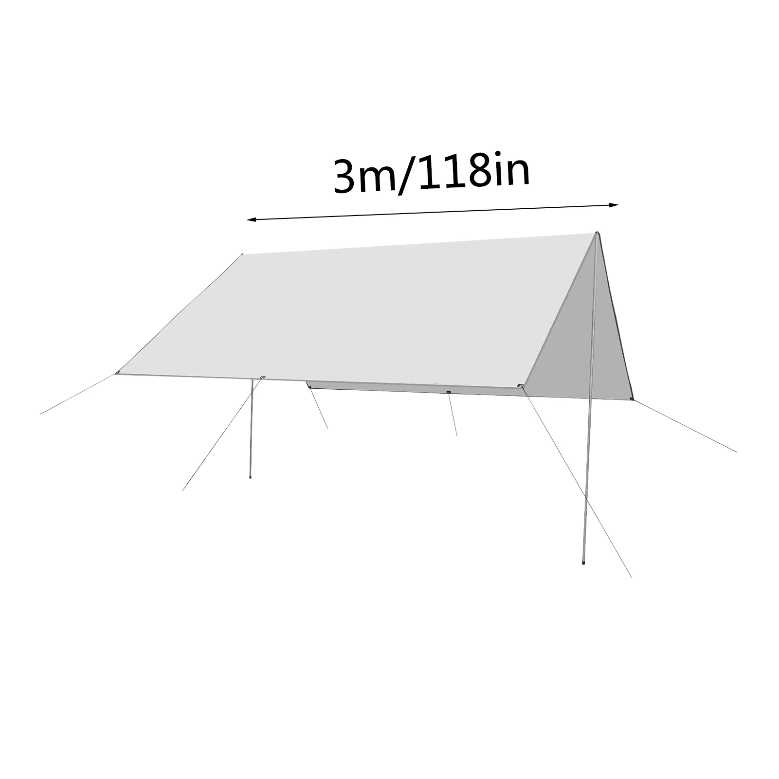 Палатка-брезент для кемпинга 100 водонепроницаемое аварийное укрытие путешествий