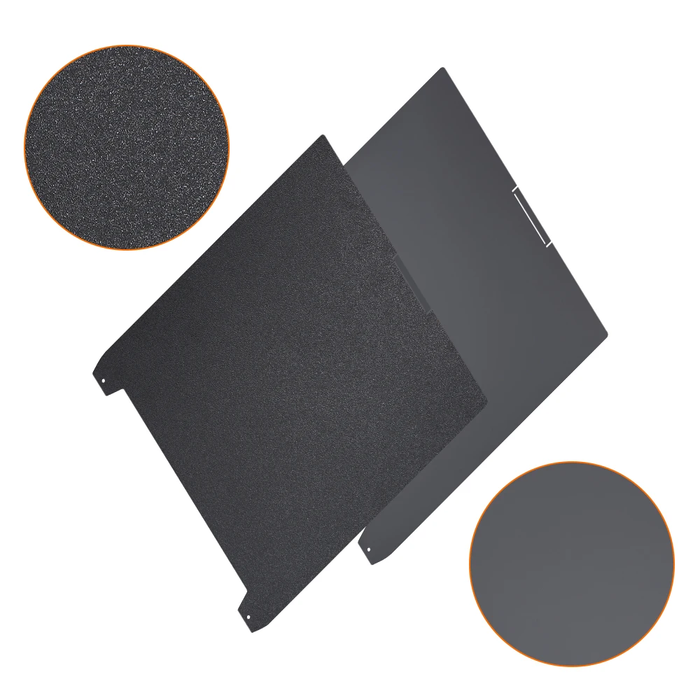 Для Creality K2 Plus Черная матовая конструкторная пластина PEI 370x370 мм Высокая прочность