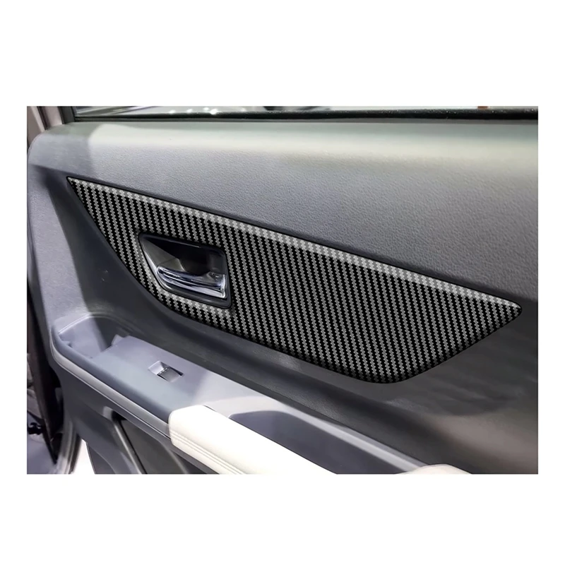 Для Toyota Veloz Avanza 2022 2023 углеродное волокно автомобильная внутренняя задняя дверная