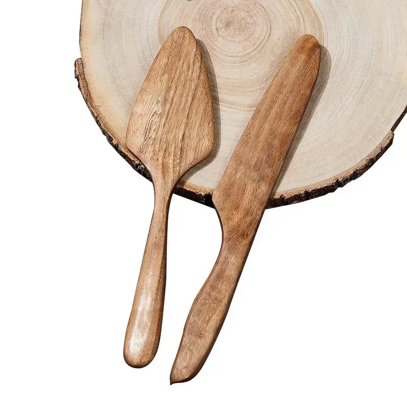 

Wood Cake Cutting Set Cake Cutter And Server For Rustic Wedding Decor Wedding Must Haves Anniversary Christmas Gift Wooden