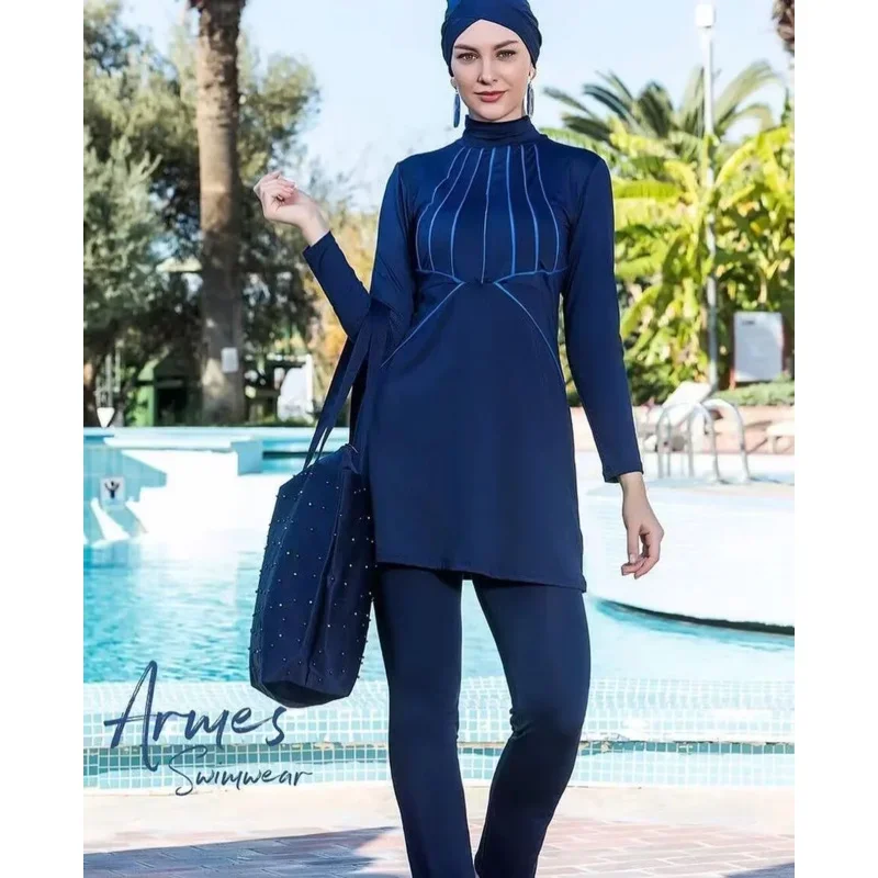 Мусульманские купальники скромный купальник женский купальный костюм хиджабы