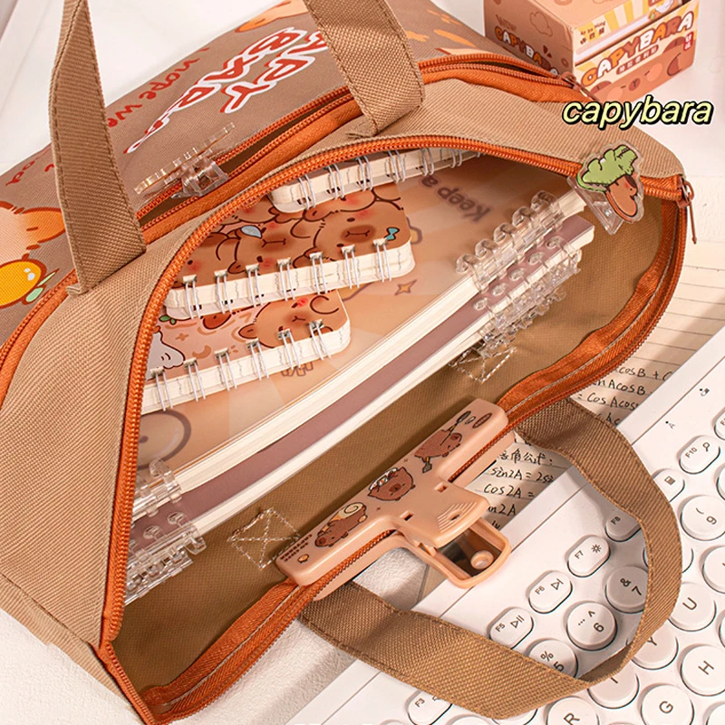 Холщовая Сумка-тоут с молнией для школьников и учебников