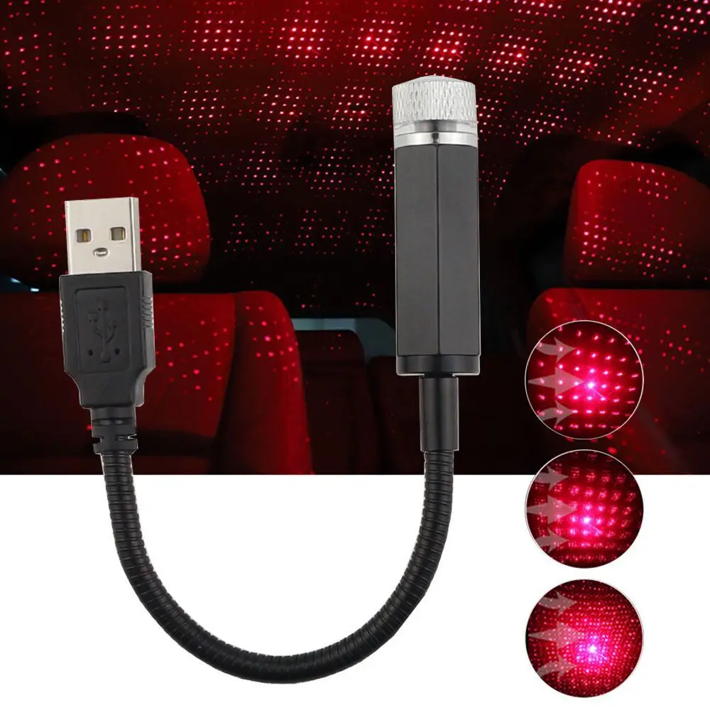 1 шт. декоративсветильник светодиодный проектор с USB-портом - Фото №1