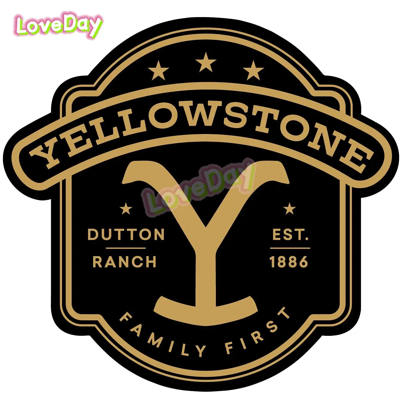 

Американский сериал Yellowstone's Dutton Family Y, наклейка с логотипом, забавные виниловые декоративные наклейки, наклейки