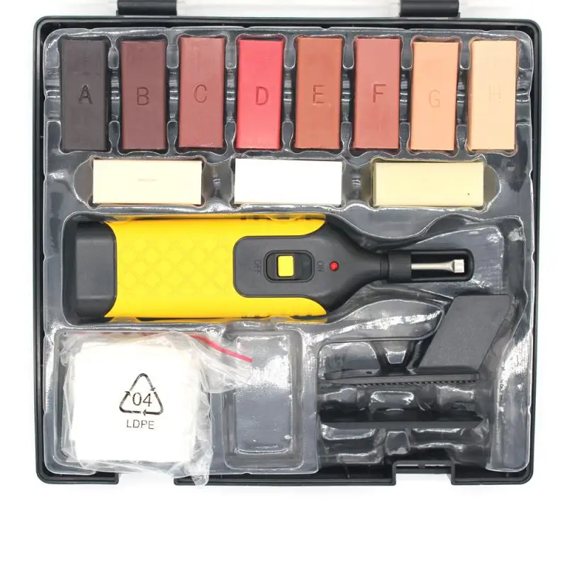 

Laminate Floor Repair Kit 11 Color Wax Blocks for Repair Damaged Laminated Flooring Kitchen Worktops Power Tool Accessories 2021
