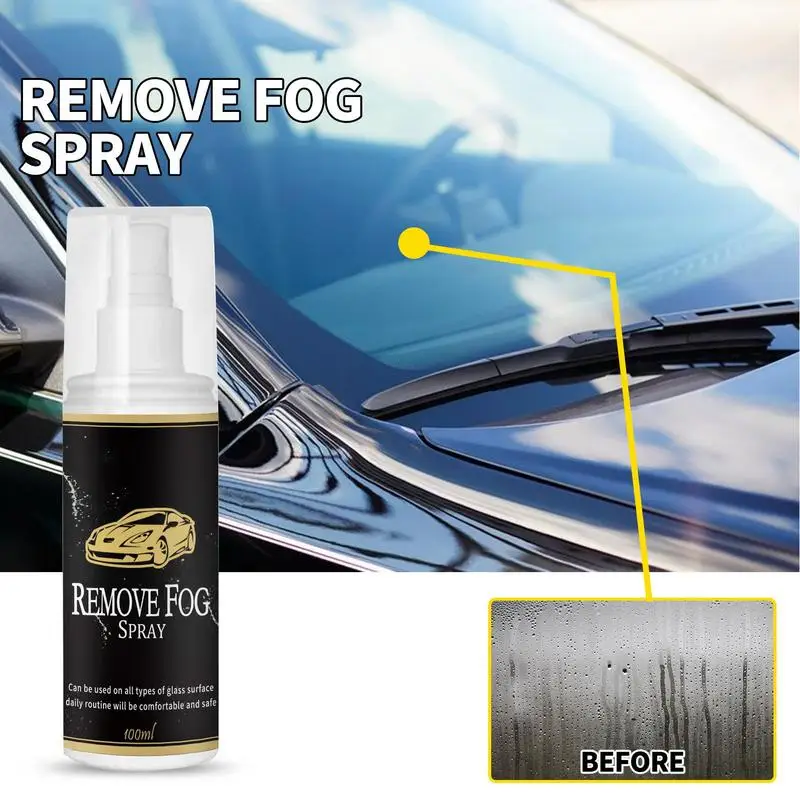 

Car Anti-Fog Spray 100ml Film Coating Agent For Auto Interior Glass & Mirrors Car Glasses To Prevent Fogging Dropship