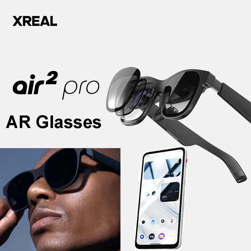 XREAL Nreal Air 2 Pro Smart AR очки HD 130-дюймовый большой экран 1080p вид портативный домашний