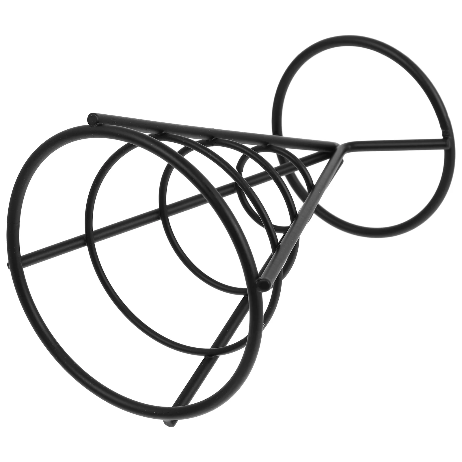 

Cone Holder Fry Basket French Fries Cones Stand Chip Rack Snack Display Serving Finger Metal Chips Ice Cream Wire Appetizer