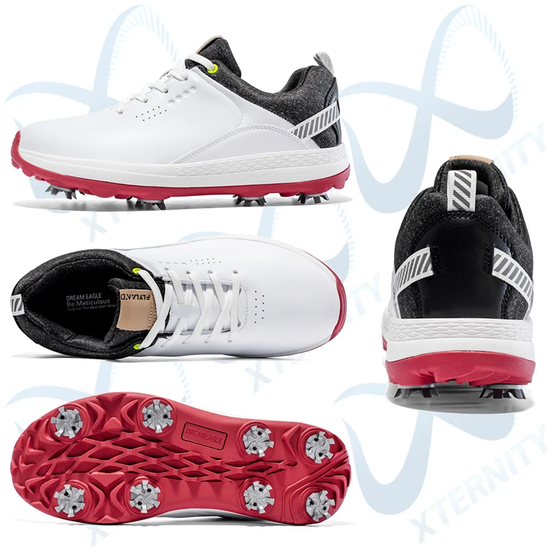 Lersure Brand Professional Men's Golf Shoes Non-slip and Waterproof Training Sneakers Male Spikeless Golf Shoes Golf Shoes Men