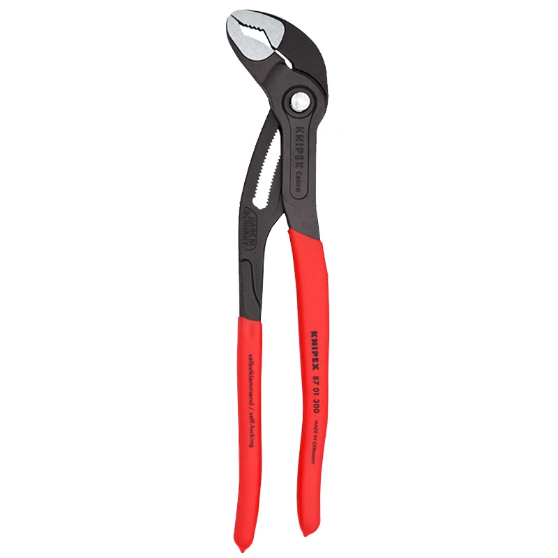 

KNIPEX Tools Cobra Water Pump Pliers with Fast Push-Button Adjustment No.8701 Series